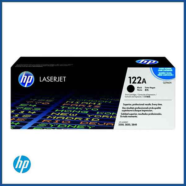 HP 122A (Q3960A) Black Toner Cartridge